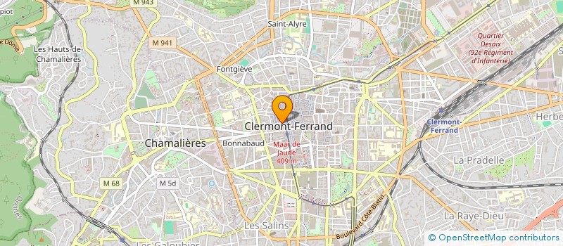 localisation de l'entreprise SCI FRANQUIER  CLERMONT-FERRAND