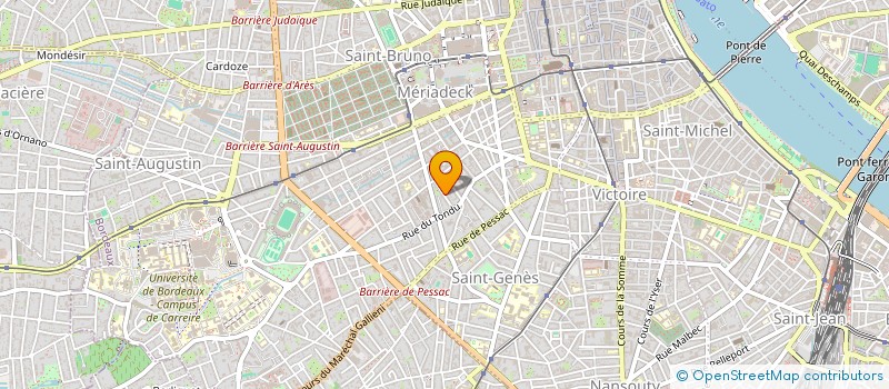 localisation de l'entreprise SCI FRANRIC  BORDEAUX