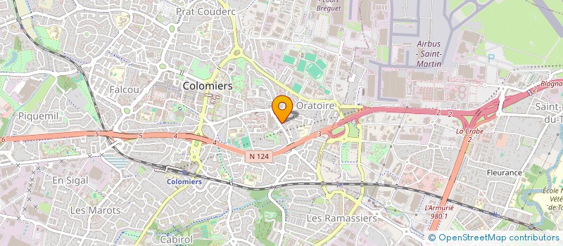 localisation de l'entreprise SCI FRANSAELLE à COLOMIERS