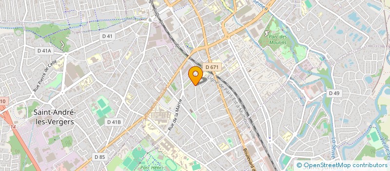 localisation de l'entreprise SCI FRANSAM à TROYES