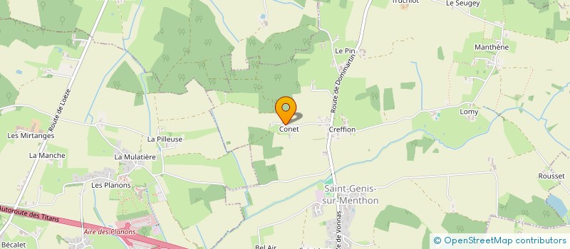 localisation de l'entreprise SCI FRANSAPA  SAINT-GENIS-SUR-MENTHON