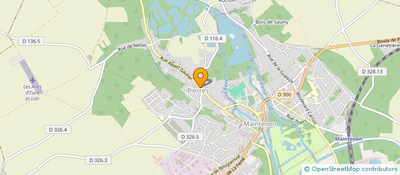 localisation de l'entreprise SCI FRANSEBA à PIERRES