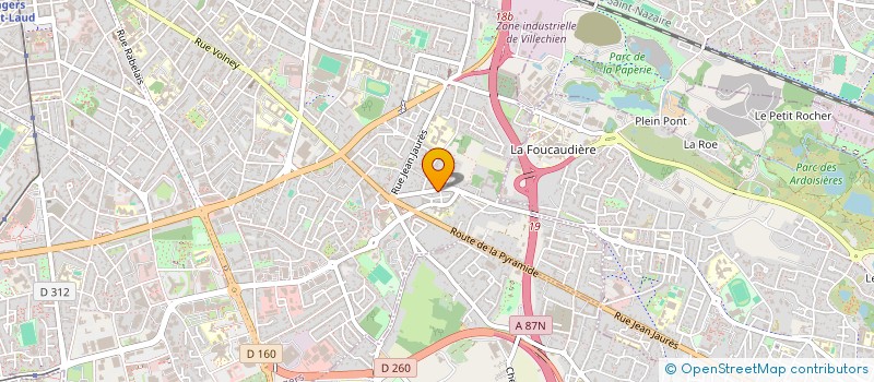 localisation de l'entreprise SCI FRANSI à ANGERS