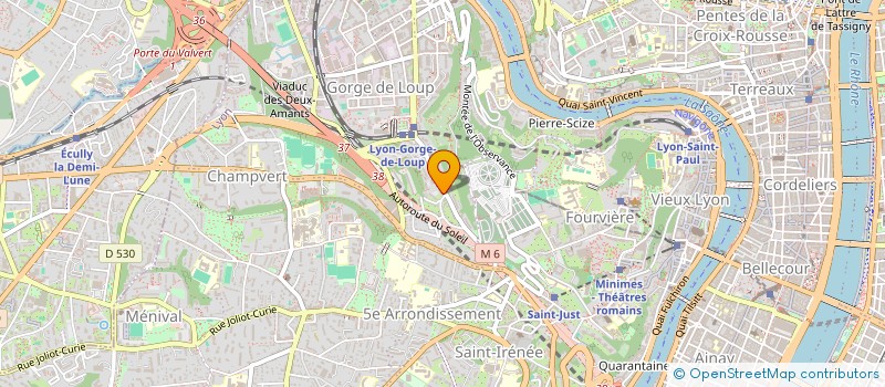 localisation de l'entreprise SCI FRANSTAR  LYON