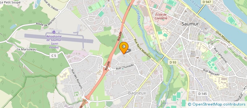 localisation de l'entreprise SCI FRANSYL  SAUMUR