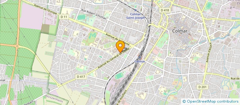 localisation de l'entreprise SCI FRANTAVERNE  COLMAR