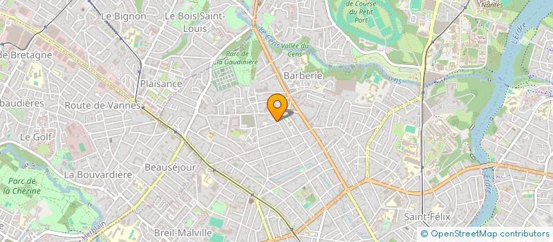localisation de l'entreprise SCI FRANTEX à NANTES