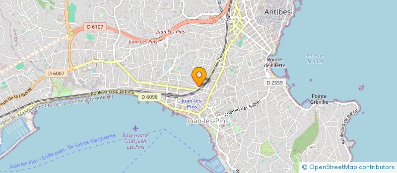 localisation de l'entreprise SCI FRANTI à ANTIBES