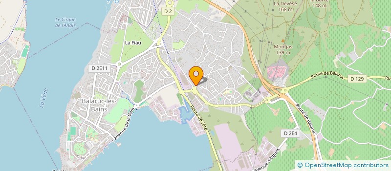 localisation de l'entreprise SCI FRANTICO  BALARUC-LE-VIEUX