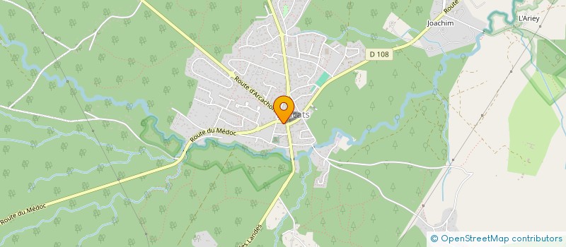 localisation de l'entreprise SCI FRANTIKA  SAUCATS