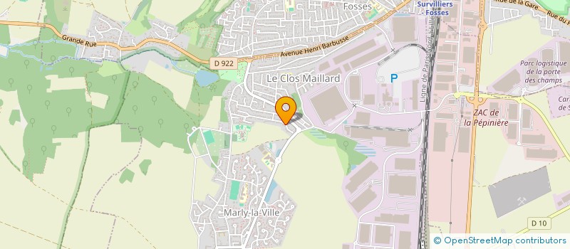 localisation de l'entreprise SCI FRANTZ FANON  MARLY-LA-VILLE