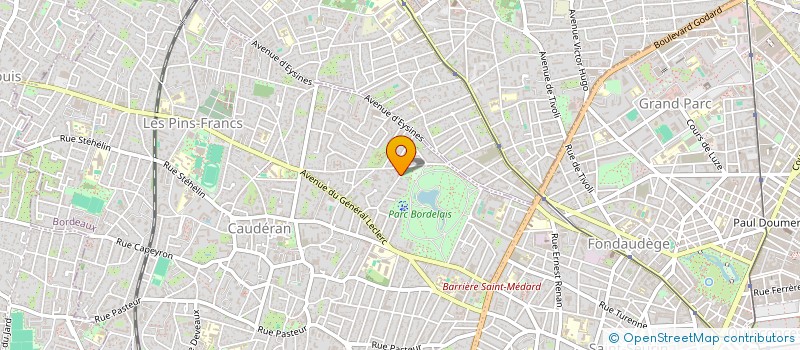 localisation de l'entreprise SCI FRANTZ MALVEZIN  BORDEAUX