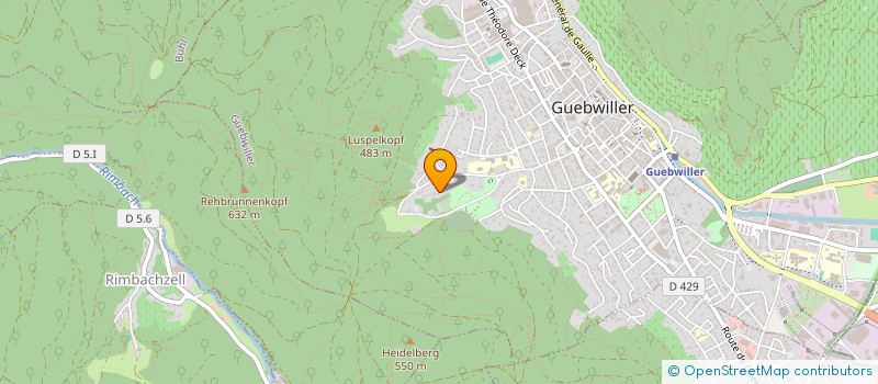 localisation de l'entreprise SCI FRANTZI  GUEBWILLER