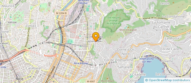 localisation de l'entreprise SCI FRANVAL à NICE