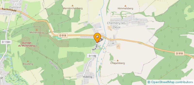 localisation de l'entreprise SCI FRANVAL  HESTROFF