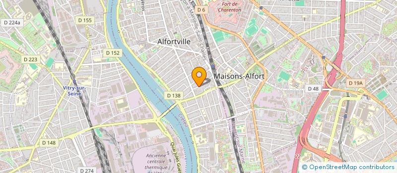 localisation de l'entreprise SCI FRANVALFA  ALFORTVILLE