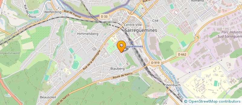 localisation de l'entreprise SCI FRANZ à SARREGUEMINES