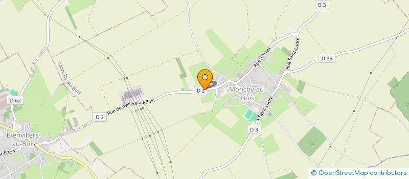 localisation de l'entreprise SCI FRAP  MONCHY-AU-BOIS