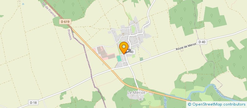 localisation de l'entreprise SCI FRAPADA à LE MERIOT