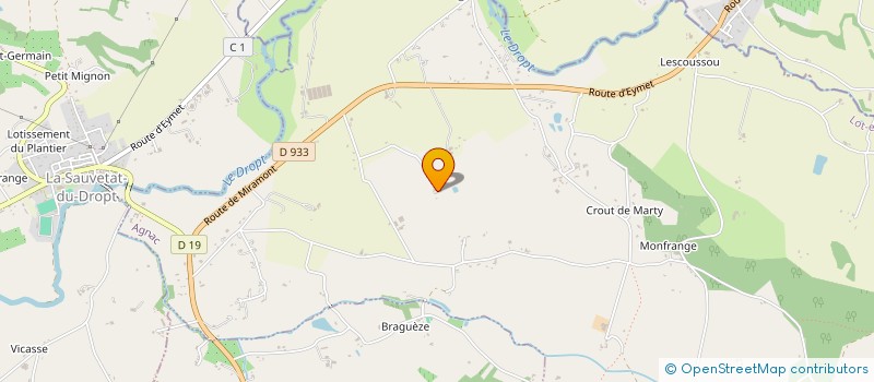 localisation de l'entreprise SCI FRAPALO  AGNAC