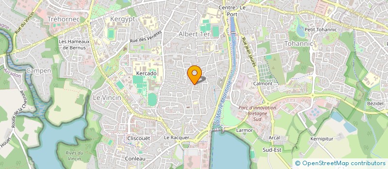 localisation de l'entreprise SCI FRAPAME à VANNES