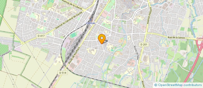 localisation de l'entreprise SCI FRAPASCO  COLMAR