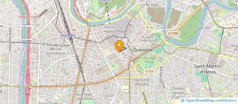 localisation de l'entreprise SCI FRAPIE DAV  GRENOBLE