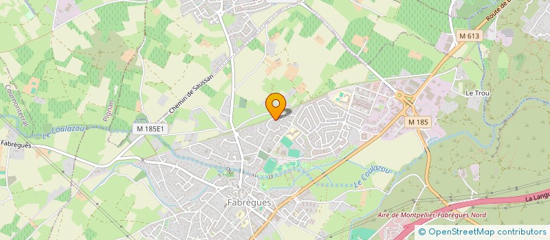 localisation de l'entreprise SCI FRAPIJEAN  FABREGUES