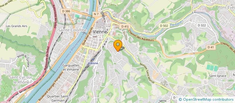 localisation de l'entreprise SCI FRAPPA  VIENNE
