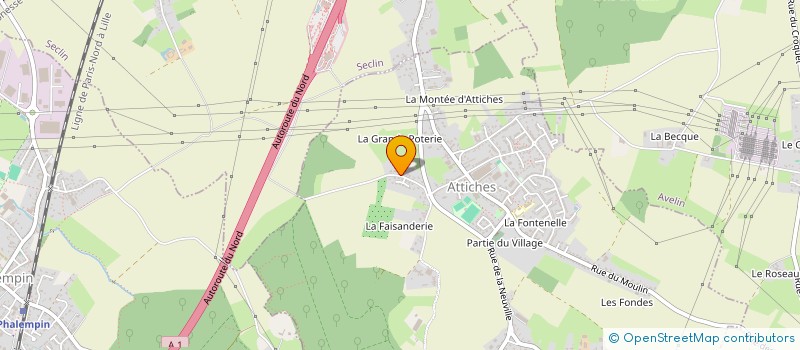 localisation de l'entreprise SCI FRAR  ATTICHES