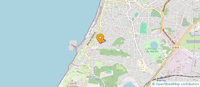 localisation de l'entreprise SCI FRASER ARMS à BIARRITZ