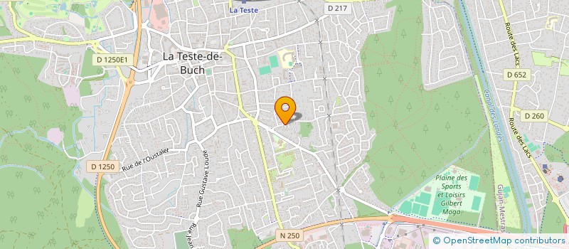 localisation de l'entreprise SCI FRASIM  LA TESTE-DE-BUCH