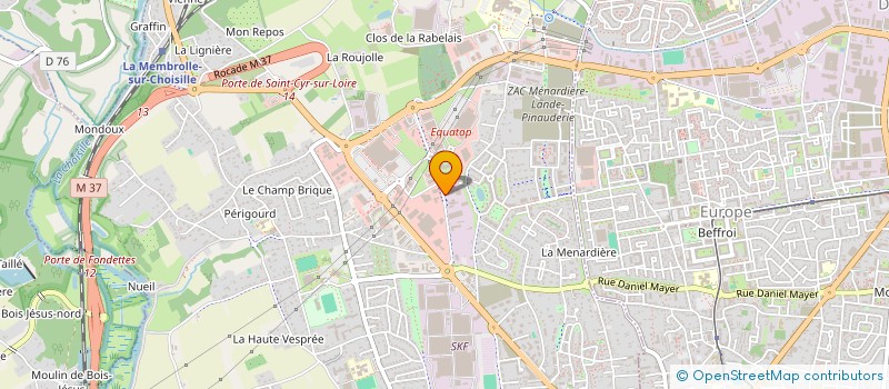 localisation de l'entreprise SCI FRASIP à SAINT-CYR-SUR-LOIRE