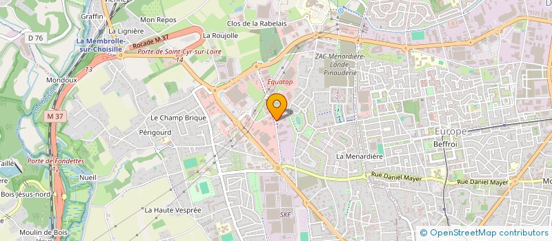 localisation de l'entreprise SCI FRASIP LA LANDE à SAINT-CYR-SUR-LOIRE