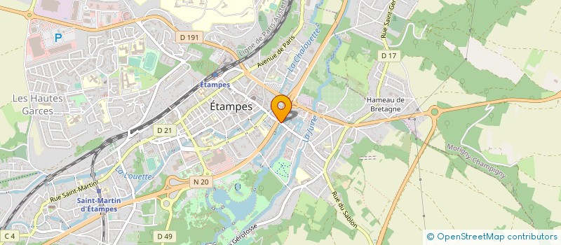 localisation de l'entreprise SCI FRASO  ETAMPES