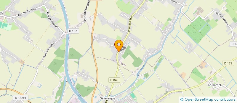 localisation de l'entreprise SCI FRASO  LOCON