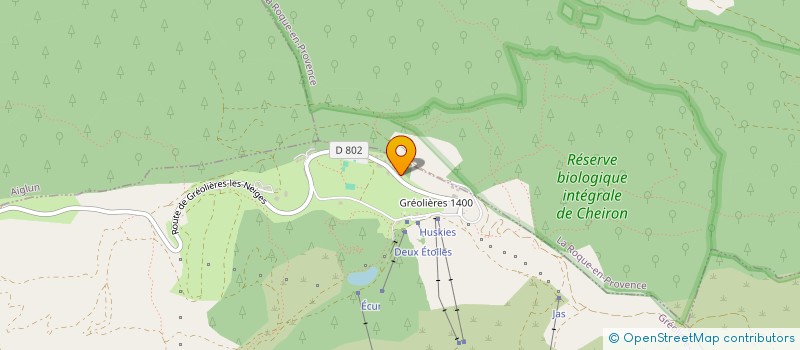 localisation de l'entreprise SCI FRASTEVIR  GREOLIERES