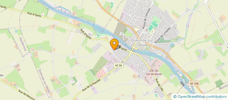 localisation de l'entreprise SCI FRATAMA à QUESNOY-SUR-DEULE