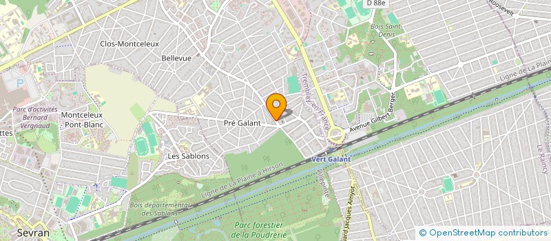 localisation de l'entreprise SCI FRATELLI à VILLEPINTE