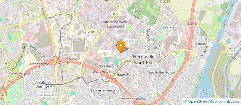 localisation de l'entreprise SCI FRATELLI à HEROUVILLE-SAINT-CLAIR
