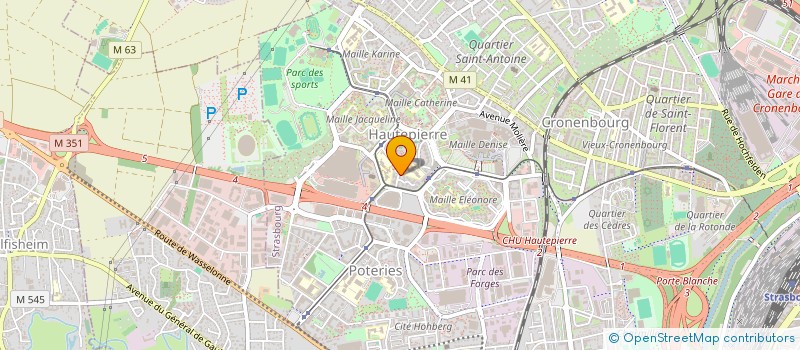 localisation de l'entreprise SCI FRATELLI  STRASBOURG