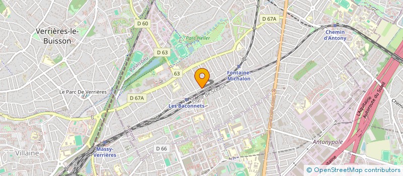 localisation de l'entreprise SCI FRATELLI à ANTONY