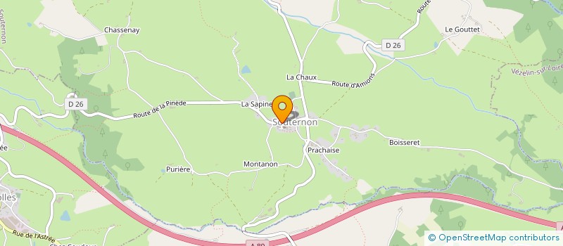 localisation de l'entreprise SCI FRATELLI VERSINI  SOUTERNON