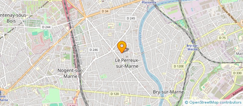 localisation de l'entreprise SCI FRATELLINI  LE PERREUX-SUR-MARNE