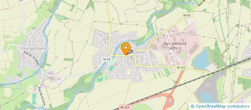 localisation de l'entreprise SCI FRATELLO  ENTZHEIM