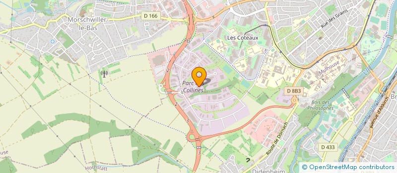 localisation de l'entreprise SCI FRATELLO  MULHOUSE