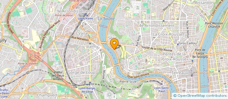 localisation de l'entreprise SCI FRATELLU  LYON