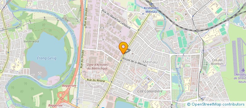 localisation de l'entreprise SCI FRATER CAPELANES 2  STRASBOURG