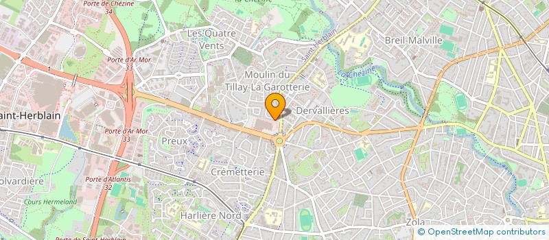 localisation de l'entreprise SCI FRATERIE OR  SAINT-HERBLAIN