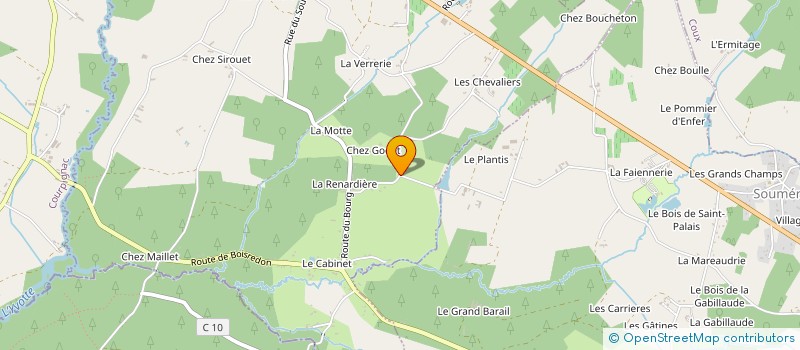 localisation de l'entreprise SCI  FRATERNEO  ROUFFIGNAC